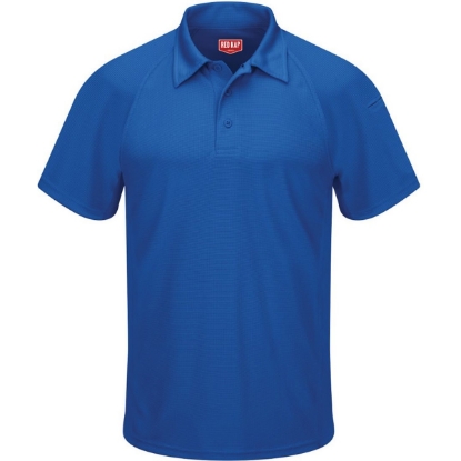 Custom Mens Performance Knit® Flex Series Active Polo Royal Blue