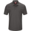 Custom Mens Short Sleeve Performance Knit Pocketless Core Polo Charcoal