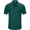 Custom Mens Short Sleeve Performance Knit Pocketless Core Polo Hunter Green