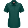 Custom Womens Performance Knit Pocketless Core Polo Hunter Green
