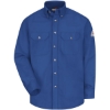 Custom Mens Tall Dress Uniform Shirt - Excel FR ComforTouch - 7 oz. Royal Blue