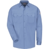 Custom Mens Work Shirt - EXCEL FR® ComforTouch Light Blue