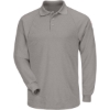 Custom Mens Classic Long Sleeve Polo - CoolTouch®2 Grey