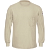 Custom Mens Tall Long Sleeve Lightweight T-Shirt Khaki
