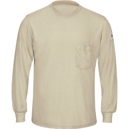 Custom Mens Tall Long Sleeve Lightweight T-Shirt Khaki