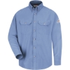 Custom Mens Uniform Shirt Light Blue