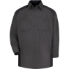 Custom Mens Motorsports Shirt Charcoal/ Black