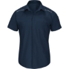 Custom Mens Tall Short Sleeve Pro Airflow Work Shirt Navy