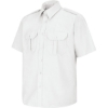 Custom Mens Tall Short Sleeve Security Shirt White