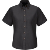 Custom Womens Poplin Dress Shirt Black