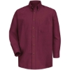 Custom Mens Poplin Dress Shirt Burgundy - Sleeve 36/37