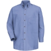 Custom Mens Poplin Dress Shirt Light Blue
