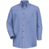 Custom Mens Poplin Dress Shirt Light Blue - Sleeve 32/33