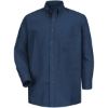 Custom Mens Poplin Dress Shirt Navy - Sleeve 32/33