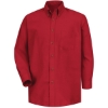 Custom Mens Poplin Dress Shirt Red