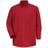 Custom Mens Poplin Dress Shirt Red - Sleeve 32/33