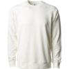 Custom Unisex Icon Lightweight Loopback Terry Crewneck Sweatshirt Bone