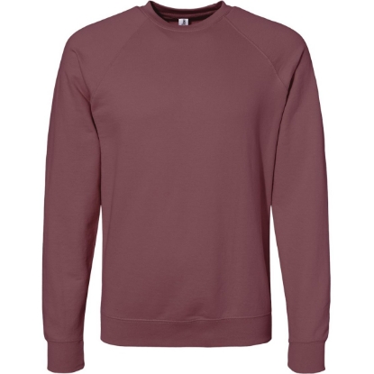 Custom Unisex Icon Lightweight Loopback Terry Crewneck Sweatshirt Port