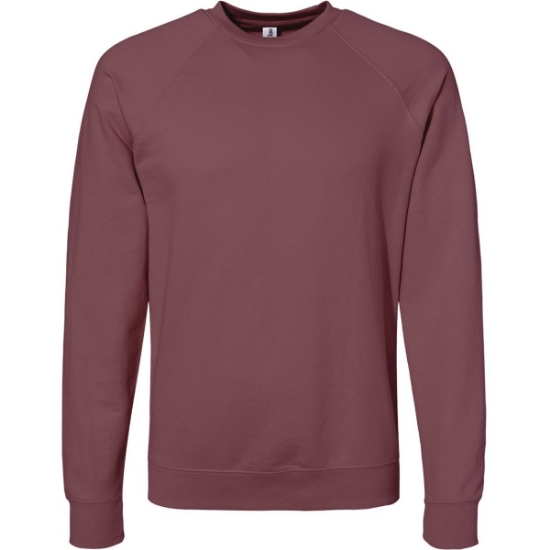 Custom Unisex Icon Lightweight Loopback Terry Crewneck Sweatshirt Port
