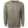 Custom Unisex Lightweight Hooded Pullover T-Shirt Olive