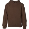 Custom Youth Midweight Hooded Sweatshirt Brown