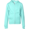 Custom Youth Midweight Full-Zip Hooded Sweatshirt Mint