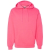 Custom Unisex Midweight Hooded Sweatshirt Neon Pink