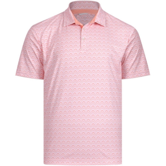 Custom Mens Sands Polo Orange Crush
