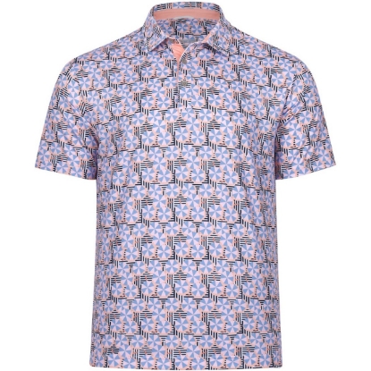Custom Mens Cabana Polo Pink