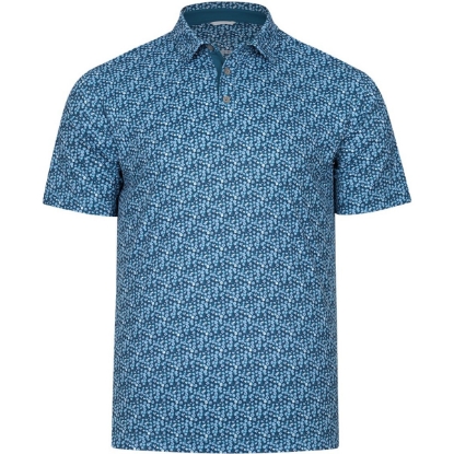 Custom Mens Ridge Polo Deep Lake
