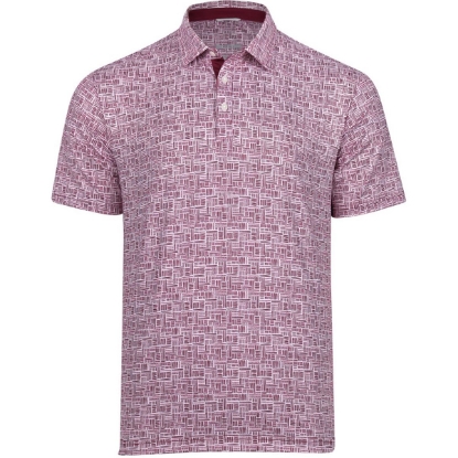 Custom Mens Viva Polo Berry
