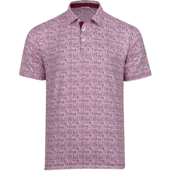 Custom Mens Viva Polo Berry