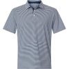 Custom Mens Smith Striped Polo Navy White