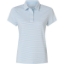 Custom Womens Kayla Striped Polo Sky White