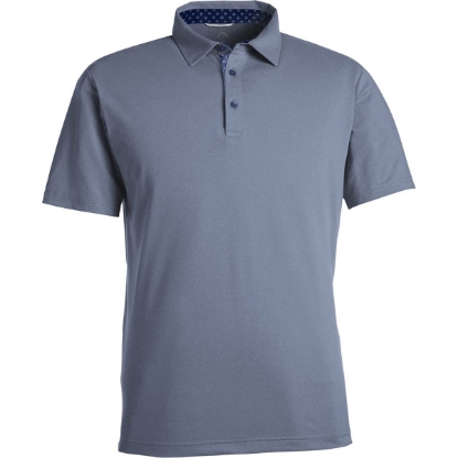 Custom Mens James H Polo Navy Heather