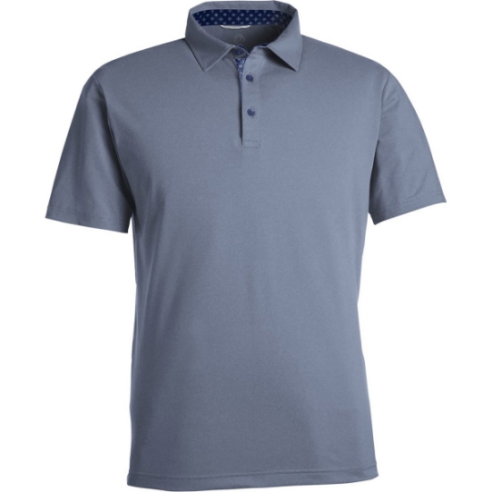 Custom Mens James H Polo Navy Heather