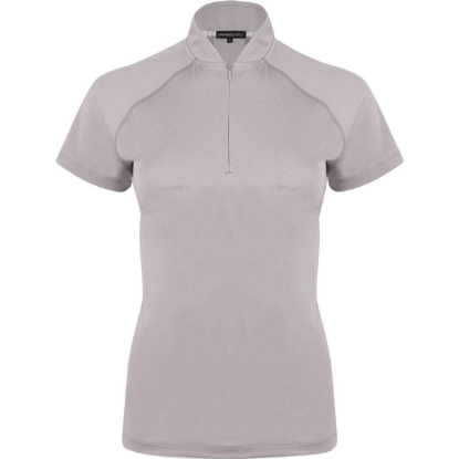 Custom Womens Quinn Polo Grey