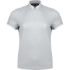 Custom Womens Tara Tipped Polo Grey
