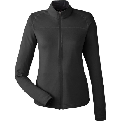 Custom Womens Cora Full-Zip Jacket Black