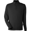 Custom Mens McKinnon Quarter-Zip Pullover Black