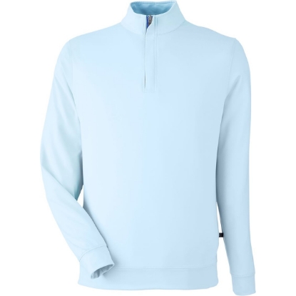 Custom Mens McKinnon Quarter-Zip Pullover Sky