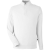 Custom Mens McKinnon Quarter-Zip Pullover White