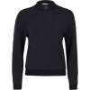 Custom Womens Margaret Cross Neck Sweatshirt Black