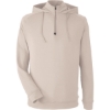 Custom Unisex Vandyke Quarter-Zip Hooded Pullover Tan