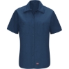Custom Womens Mimix Work Shirt Navy