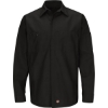 Custom Mens Long Sleeve Automotive Crew Shirt Black