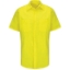 Custom Mens Enhanced & Hi-Visibility Work Shirt Fluorescent Yellow