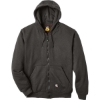 Custom Mens Tall Heritage Thermal-Lined Full-Zip Hooded Sweatshirt Charcoal