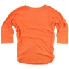 Custom Womens Garment-Dyed Vintage Jersey Orange