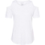 Custom Womens Cold Shoulder T-Shirt White